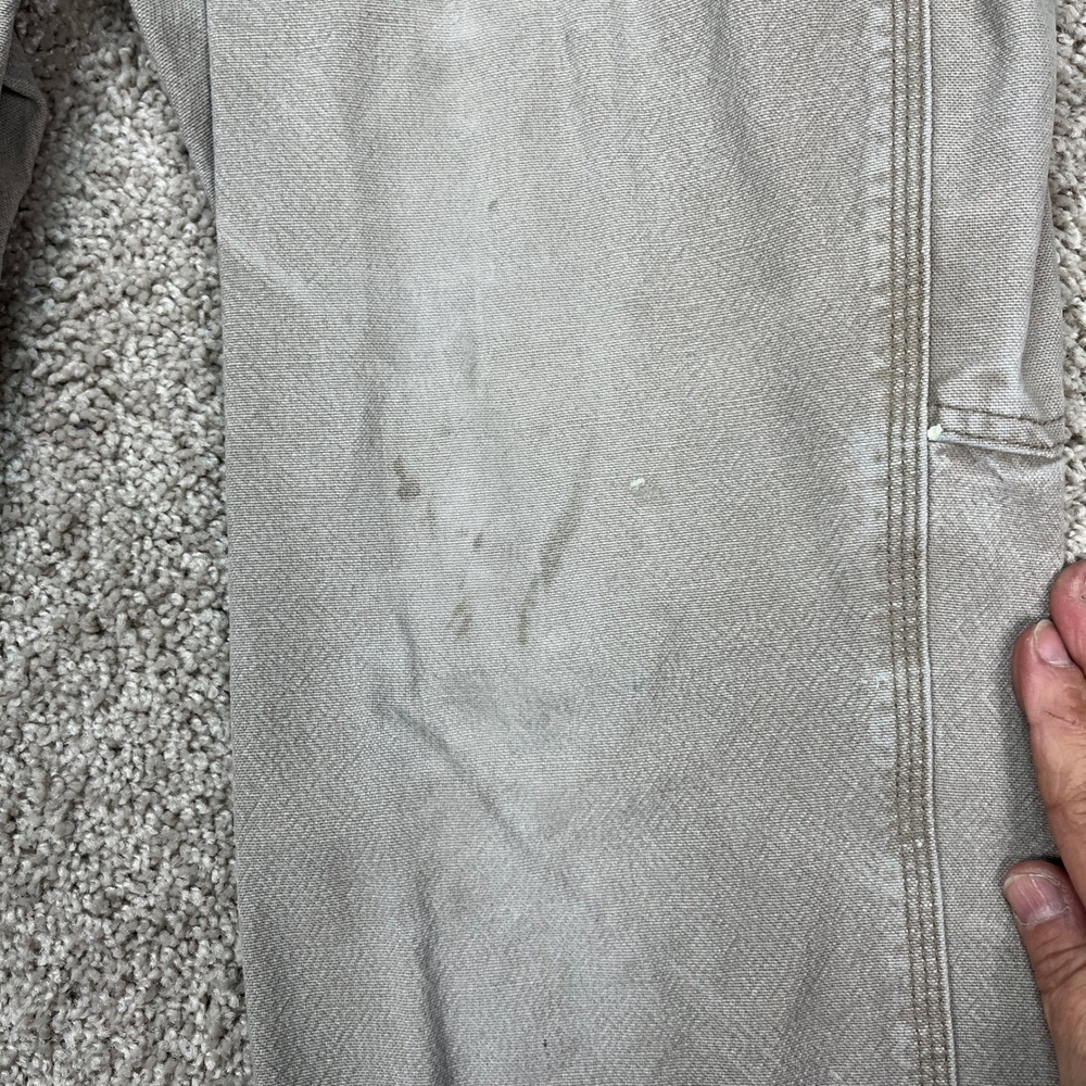 Carhartt Rugged Flex Pants Men 33x32‎ Gray Straight Leg Cargo Relaxed Distressed - Picture 11 of 16